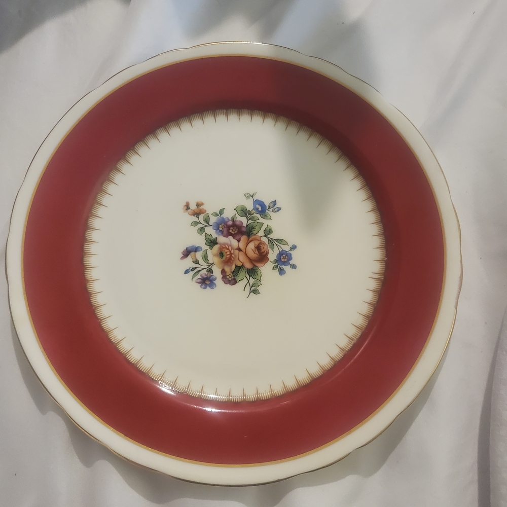 Vintage Aynsley Bone China Plate floral design replacement plate